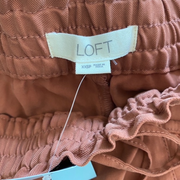 New LOFT Cute Sienna Summer Linen Shorts XXSP - Picture 3 of 4